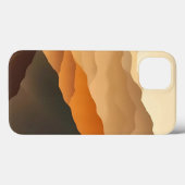 Étui iPhone Dégradé Tons Terre Désert (Verso (horizontal))