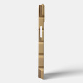 Étui iPhone design brique kaki Style robuste (Verso / Droite)