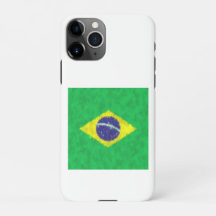 Coque iPhone Dessin de peinture à l'huile du Brésil