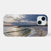 Étui iPhone Destin Floride Soir Vagues (Verso Horizontal)