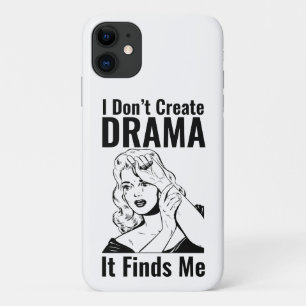 Étui iPhone drame femme qui pleure rétro