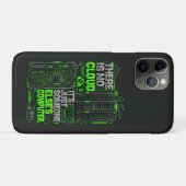 Étui iPhone drôle pour SysAdmin «Il n'y a pas de n (Dos (Horizontal))