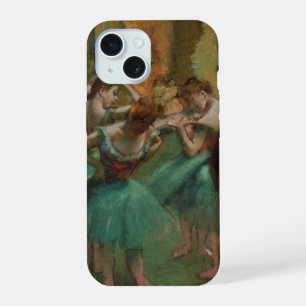 Étui iPhone Edgar Degas Danseuses Rose et Vert