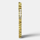 Étui iPhone en feuille d'or brillante (Verso / Gauche)