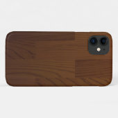 Étui iPhone en panneau de bois simulé très cool (Dos (Horizontal))