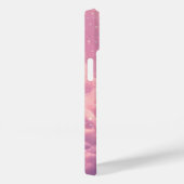 Étui iPhone esthétique nuage rose, design ciel de (Verso / Droite)