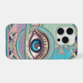 Étui iPhone Eye-Planet-Paisley (Verso Horizontal)