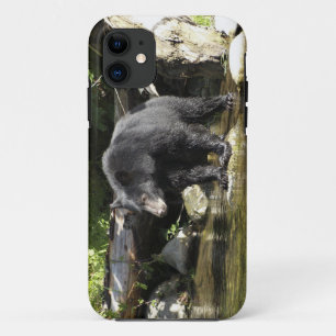 Étui iPhone faune "Observation de saumons" Ours no