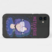 Étui iPhone fille anime lunettes de réalité virtue (Dos (Horizontal))