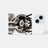Étui iPhone Fille Esthétique Vogue | Mode Luxe (Verso Horizontal)