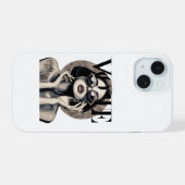 Étui iPhone Fille Esthétique Vogue | Mode Luxe (Verso Horizontal)
