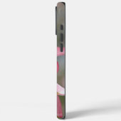 Étui iPhone Fleur de Cornouiller Nature Rose (Verso / Gauche)
