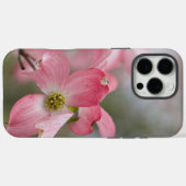 Étui iPhone Fleur de Cornouiller Nature Rose (Verso (horizontal))