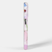 Étui iPhone Fleurs Aquarelle Pastel (Verso / Droite)