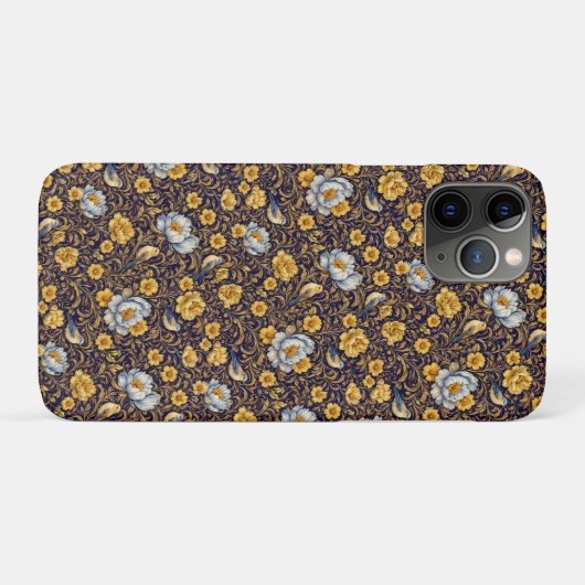 Étui iPhone floral (Dos (Horizontal))
