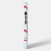 Étui iPhone Gingham Coquette Bow Cherry (Verso / Gauche)