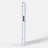 Étui iPhone Gingham Coquette Bow Cherry (Verso / Droite)