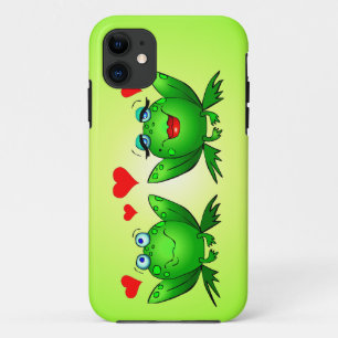Étui iPhone Grenouilles amoureuses