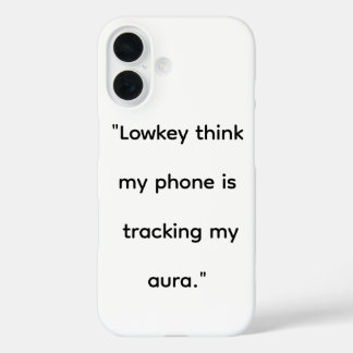 Étui iPhone humour drôle Gen Z | Je pense secrètem