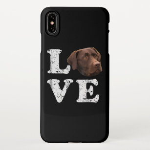 Coque iPhone I Love My Chocolate Lab Labrador Retriever Lover