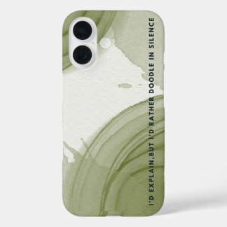 Étui iPhone / iPad à motif aquarelle pour introver
