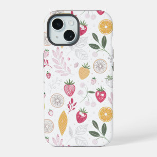 “Étui iPhone / iPad à motif floral et fruité”