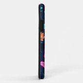 Étui iPhone/iPad Alien Floral Galaxy (Dos/Droite)