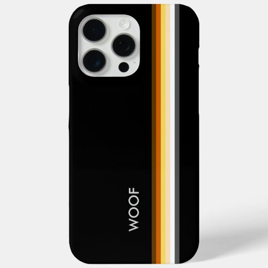 Étui iPhone / iPad avec drapeau de fierté ours woo (Verso)