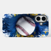 Étui iPhone / iPad Baseball Splash (Verso (horizontal))