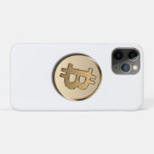 Étui iPhone / iPad Bitcoin doré (Dos (Horizontal))