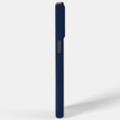 Étui iPhone / iPad bleu marine personnalisé Papa E (Verso / Droite)