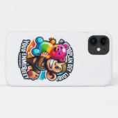 Étui iPhone / iPad Calm Confidence Monkey (Dos (Horizontal))