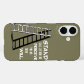 Étui iPhone iPad Citation Stoïque Debout (Verso (horizontal))