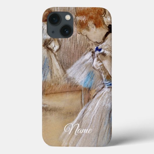 Étui iPhone / iPad Degas Danseuse avec ruban bleu (Verso)