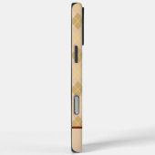 Étui iPhone / iPad en argyle beige personnalisable (Verso / Droite)