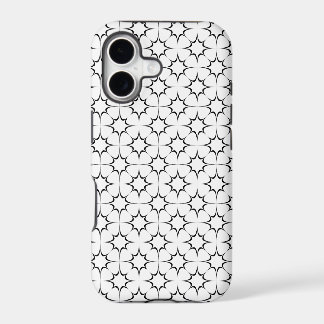 Étui iPhone / iPad étoile transparente noir et bla
