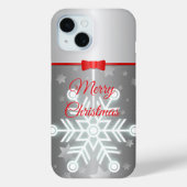 Étui iPhone / iPad Fancy Silver & Bow (Verso)