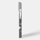 Étui iPhone / iPad Fancy Silver & Bow (Verso / Gauche)