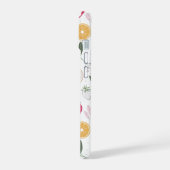 “Étui iPhone iPad Fleur de Citron Fraise” (Côté gauche)