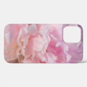 Étui iPhone / iPad Fleurs de pivoine rose (Verso (horizontal))