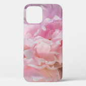 Étui iPhone / iPad Fleurs de pivoine rose (Verso)