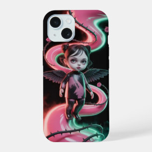 Étui iPhone / iPad Halloween Fille d'aile gothique