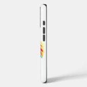 Étui iPhone / iPad Loup Géométrique Coloré (Verso / Gauche)