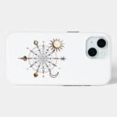 Étui iPhone / iPad Mandala d'Équilibre Céleste (Verso (horizontal))