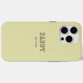 Étui iPhone / iPad Minimalist Daddy EST (Verso (horizontal))