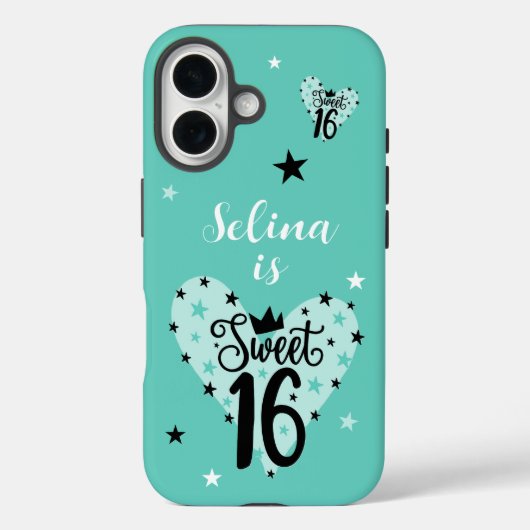 Étui iPhone / iPad pour 16 ans (Verso)