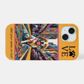 Étui iPhone / iPad pour chien (Verso Horizontal)