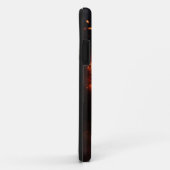 Étui iPhone / iPad rouge Feu Chaud – Flamme Audaci (Dos/Droite)