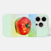 Étui iPhone / iPad tomate rouge vert (Verso (horizontal))