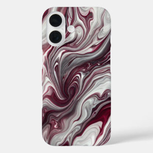 Étui iPhone / iPad tourbillon argent et violet
